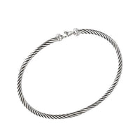 Cable Buckle Bracelet with Diamonds