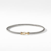 Cable Buckle Bracelet with Gold
