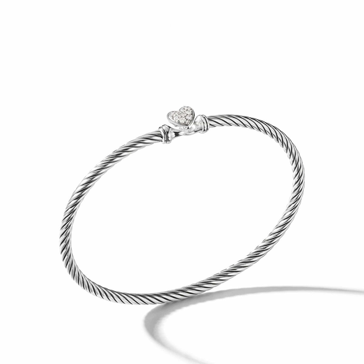 Cable Collectibles Heart Bracelet with Diamonds, Long's Jewelers