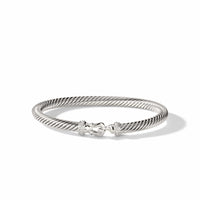 Cable Buckle Bracelet with Diamonds, Long's Jewelers