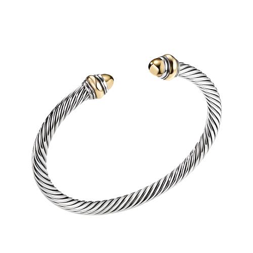 Cable Classic Bracelet with Gold