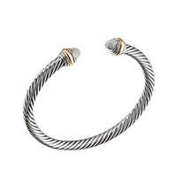 Cable Classics Collection® Bracelet with Diamonds and 14K Gold