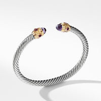 Bracelet with Amethyst, Pink Tourmaline, Rhodolite Garnet and 14K Gold