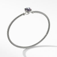 Chatelaine Bracelet with Lavender Amethyst over Hematine