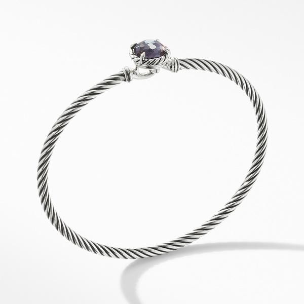 Chatelaine Bracelet with Lavender Amethyst over Hematine