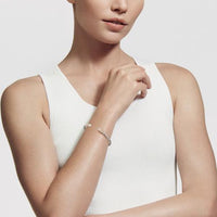 Helena End Station Bracelet with Pearls, Diamonds and 18K Gold, 4mm