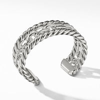 Wellesley Three-Row Cuff with Diamonds