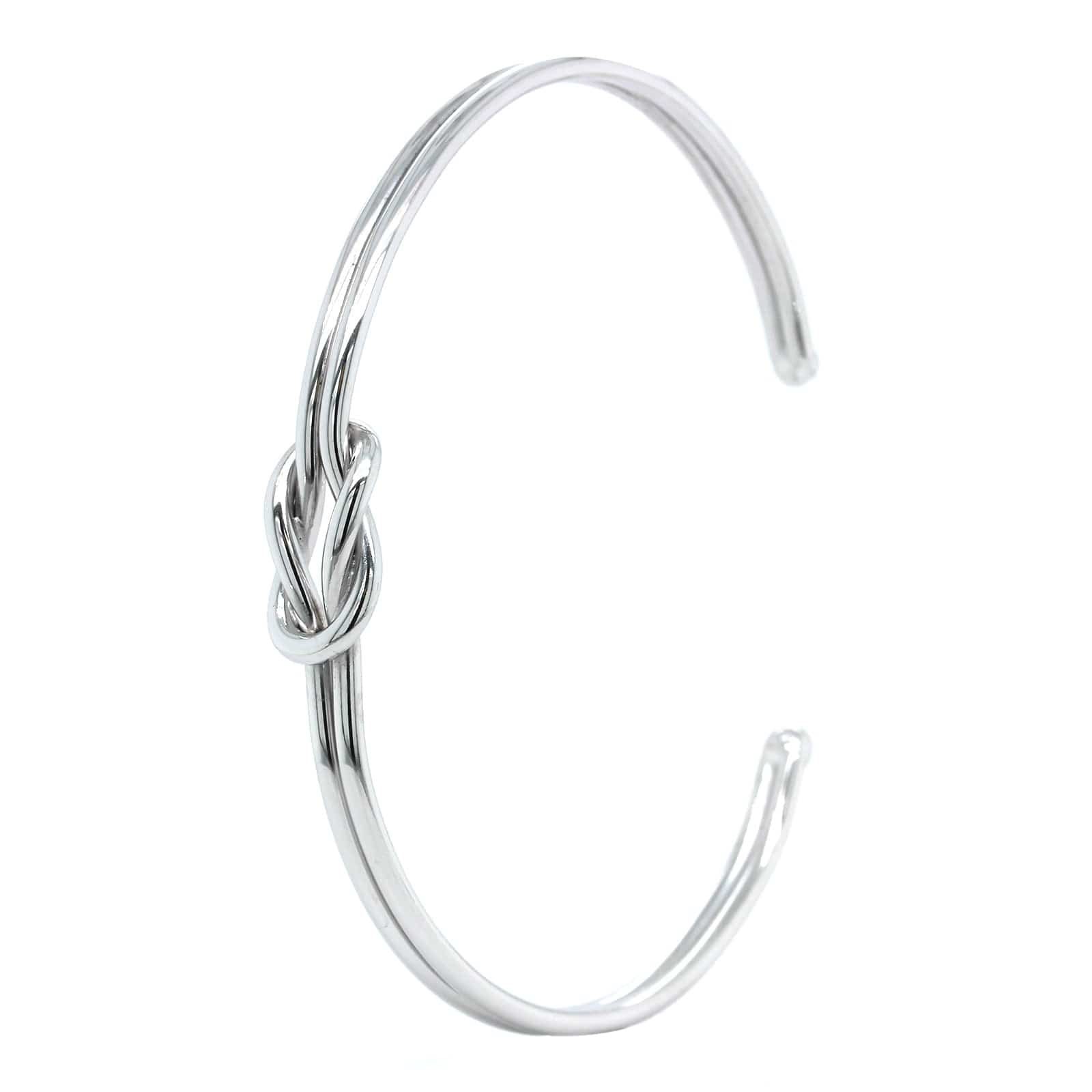 Sterling Silver Knot Cuff Bracelet
