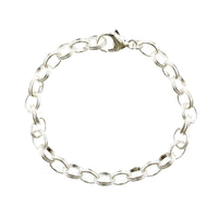 Sterling Silver Oval Link Bracelet