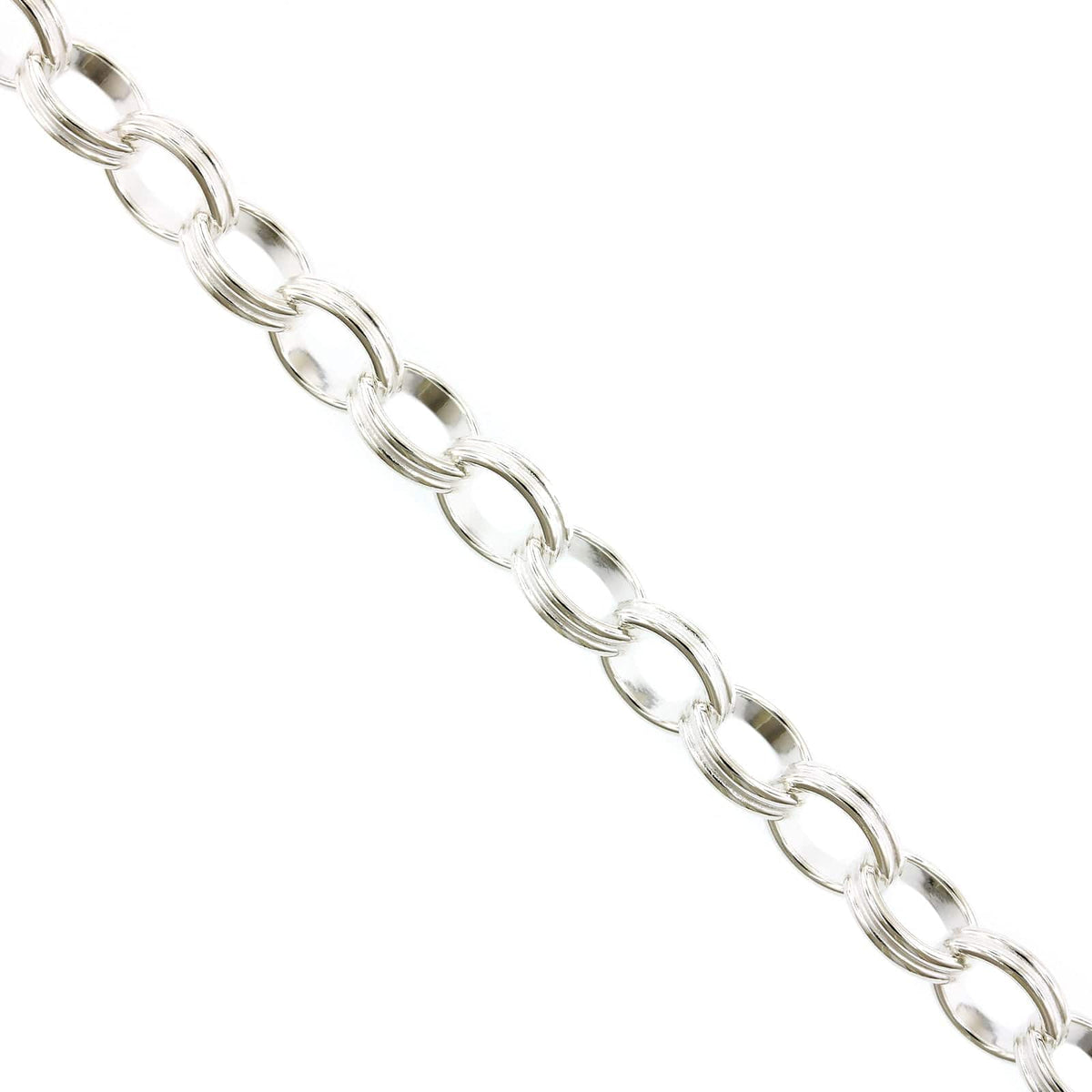 Sterling Silver Oval Link Bracelet