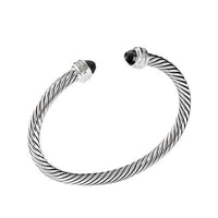 Bracelet with Black Onyx and Diamonds