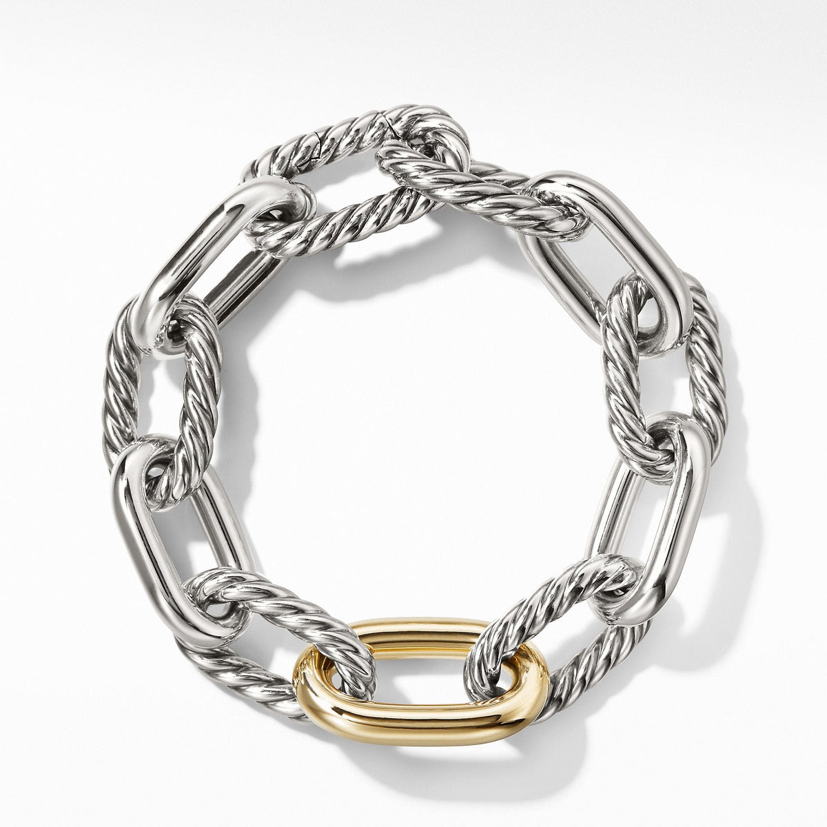 DY Madison Large Bracelet with 18K Gold, 13