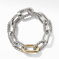 DY Madison Large Bracelet with 18K Gold, 13