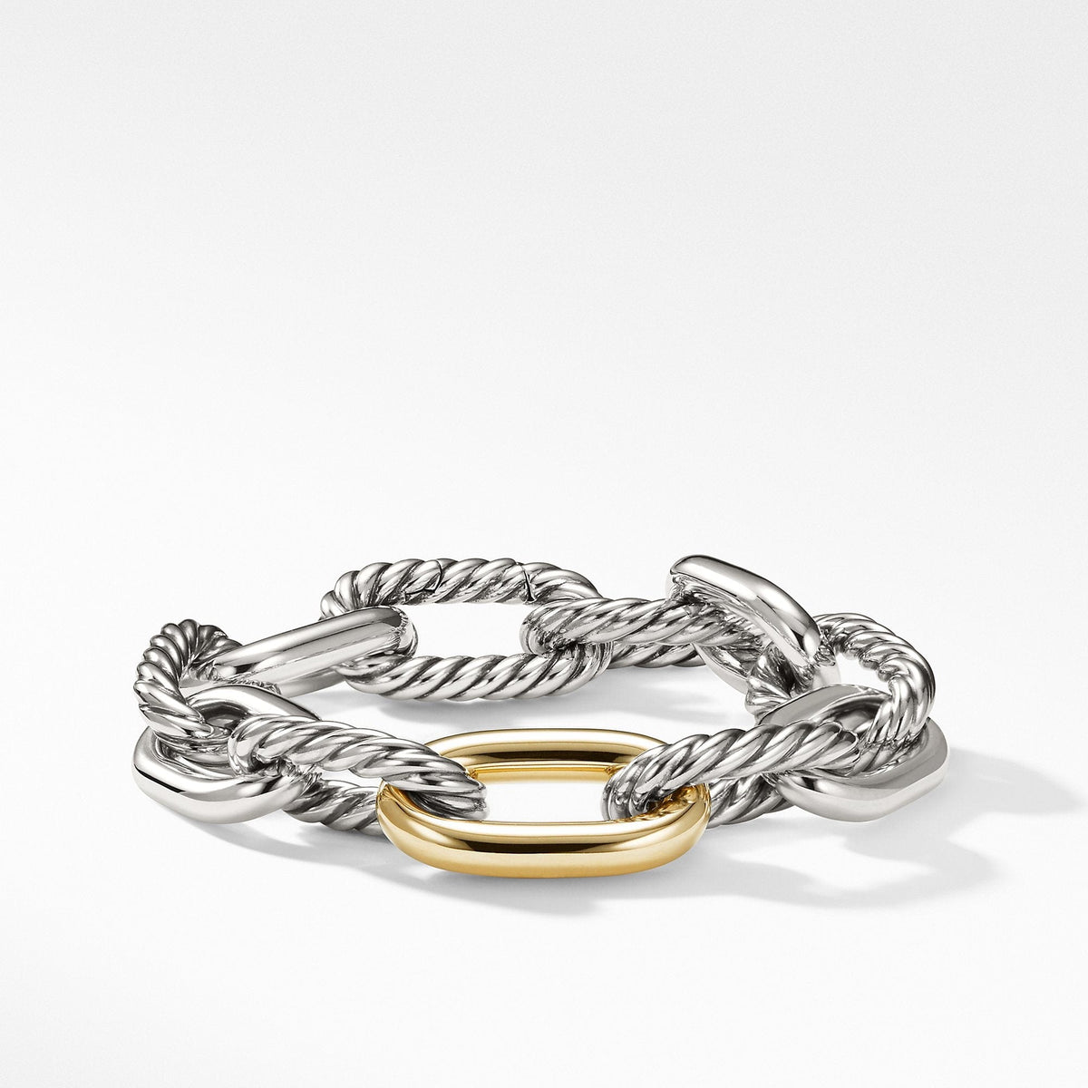 DY Madison Large Bracelet with 18K Gold, 13