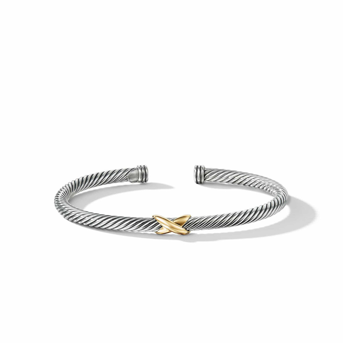 X Bracelet with Gold, Long's Jewelers