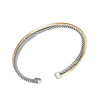 Crossover Bracelet with 18K Gold