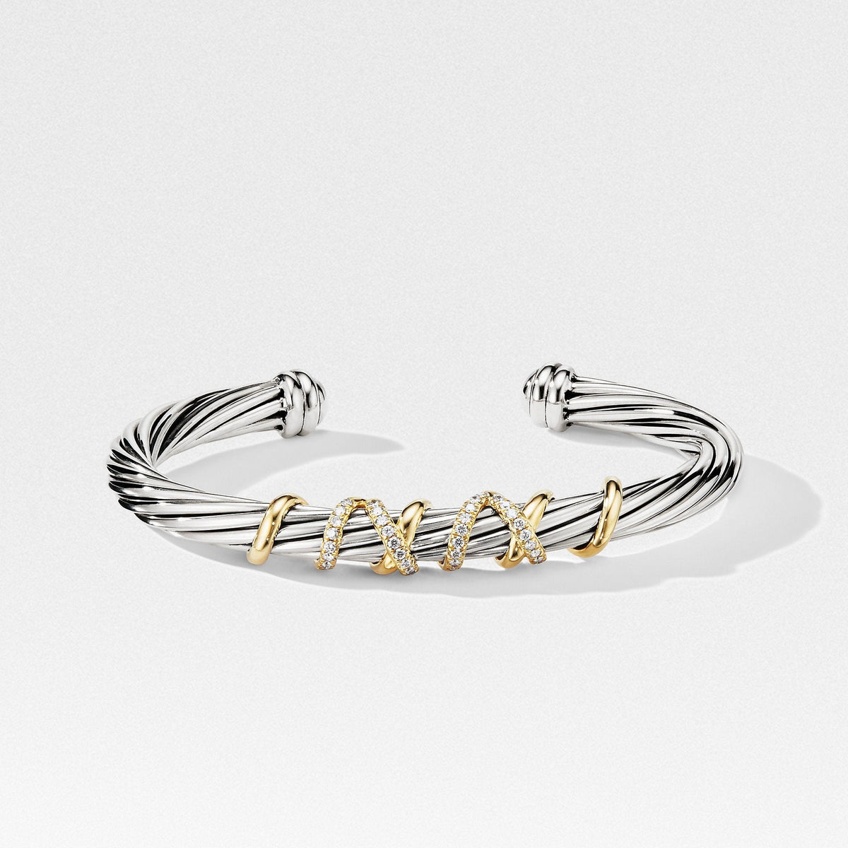 Helena Center Station Bracelet with 18K Gold and Diamonds