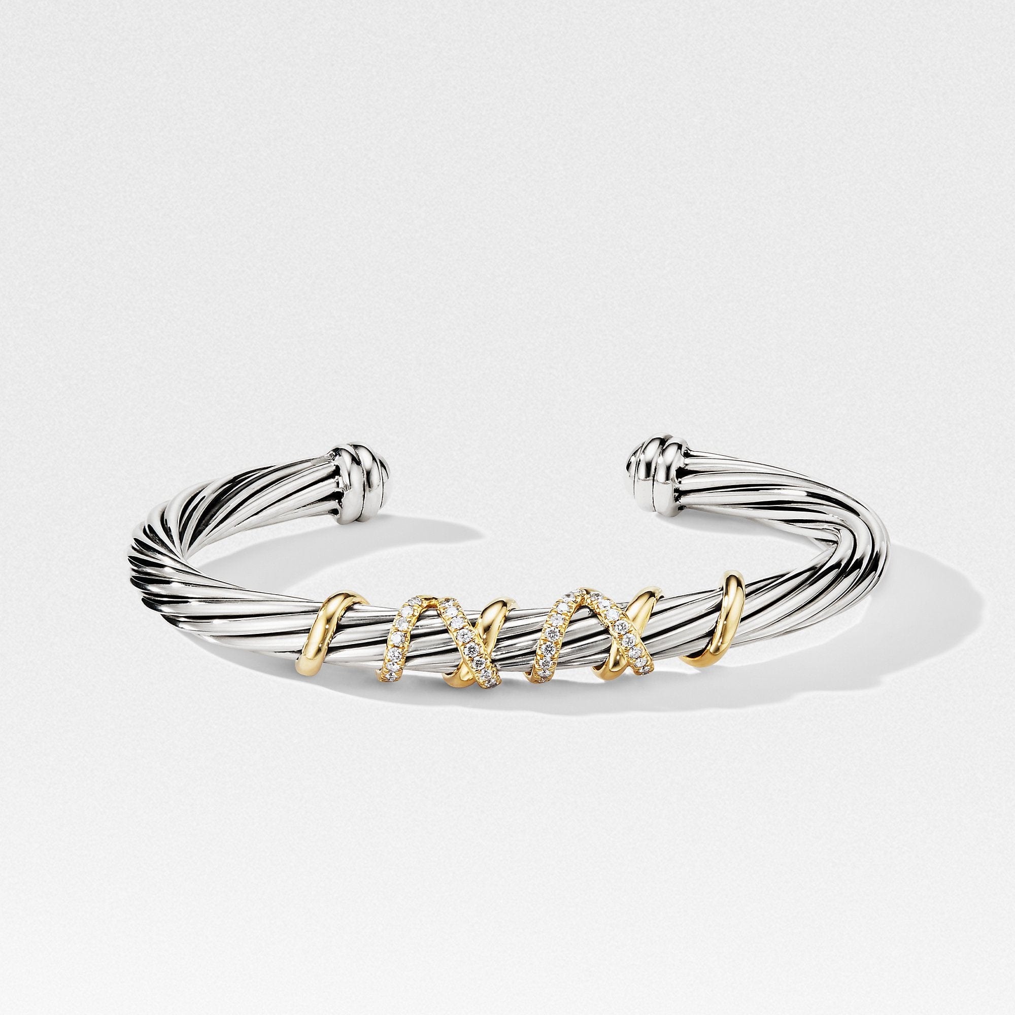 Helena Center Station Bracelet with 18K Gold and Diamonds