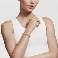 Helena Center Station Bracelet with 18K Gold and Diamonds