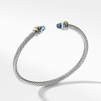 Renaissance Bracelet with Blue Topaz and 18K Gold
