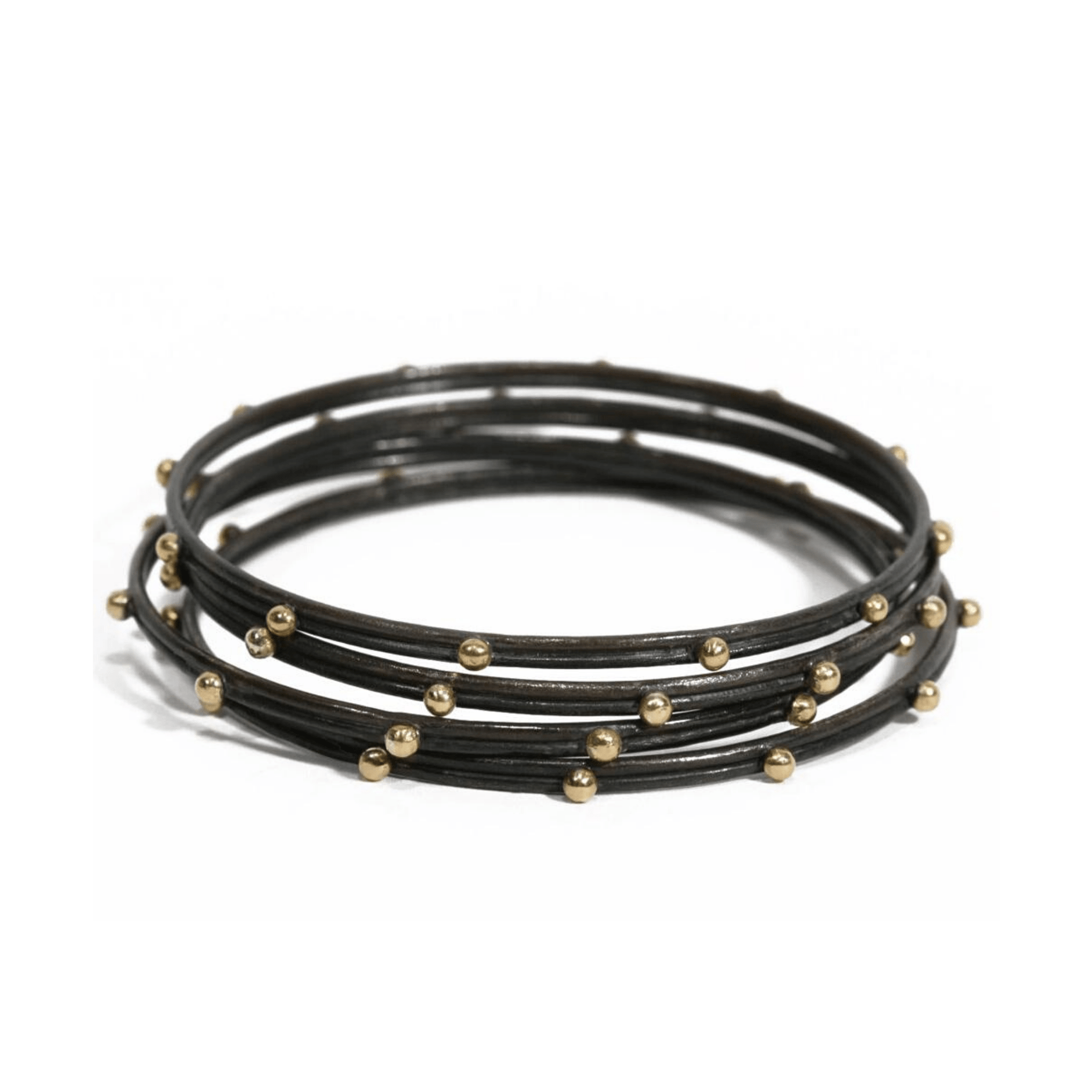 Armenta 18K Yellow and Sterling Silver Bangle Bracelet