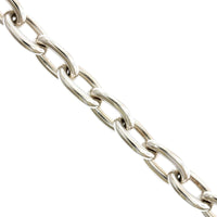 Sterling Silver Heavy Oval Link Bracelet
