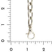 Sterling Silver Heavy Oval Link Bracelet
