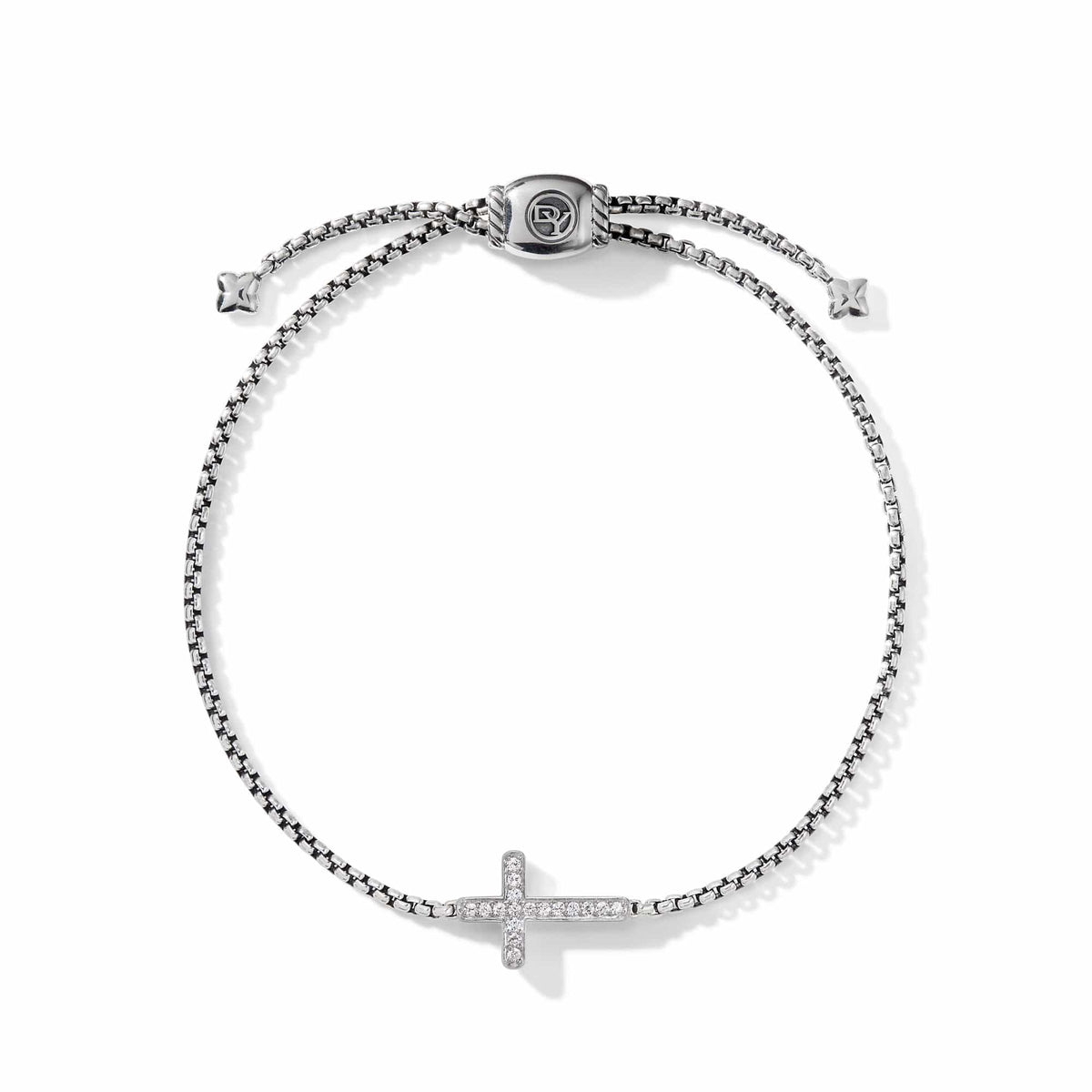 Pave Cross Bracelet with Diamonds, Long's Jewelers