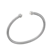 Cable Classic Bracelet with Pearls and Diamonds