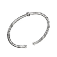 Cable Classic Center Station Bracelet with Diamonds