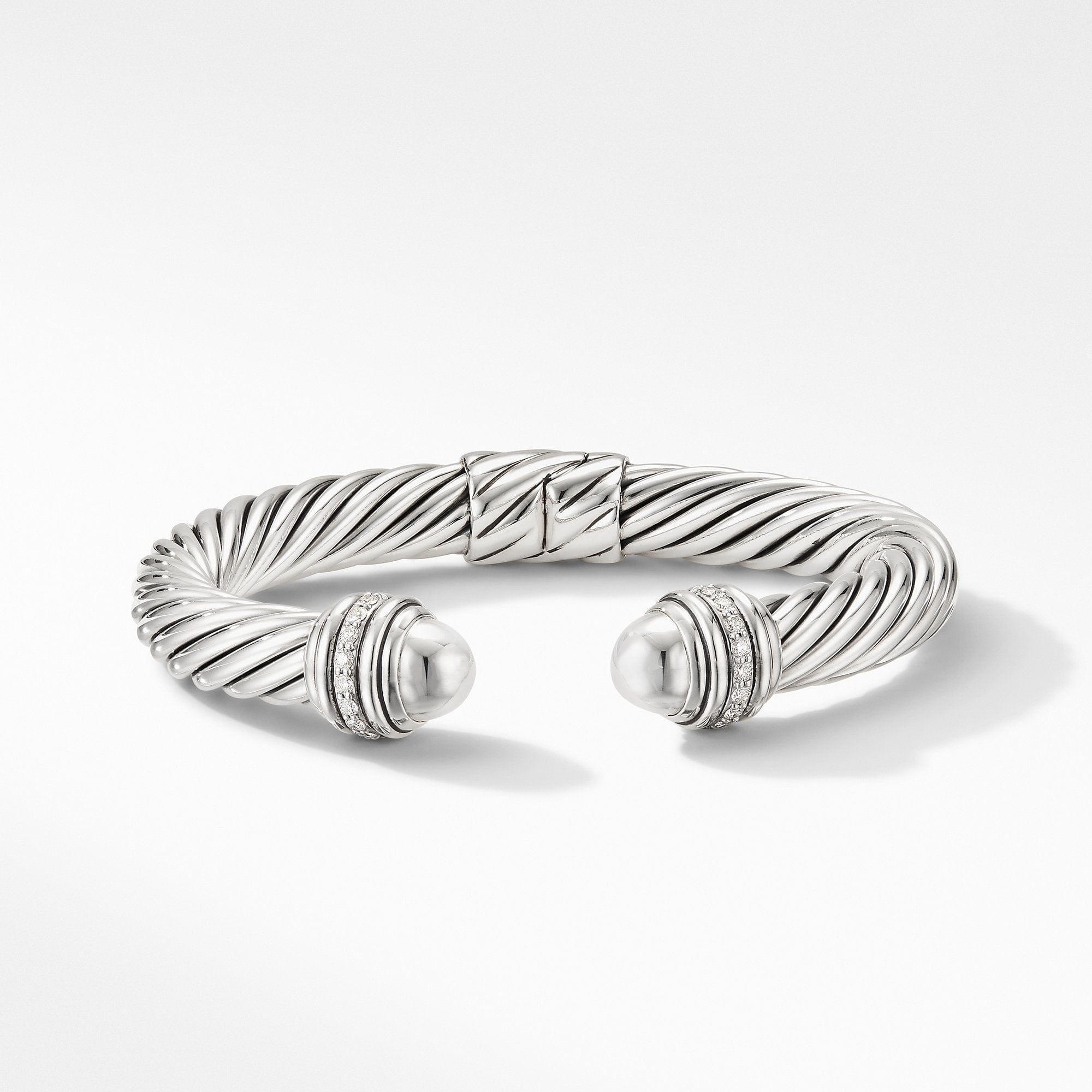Cable Bracelet with Diamonds
