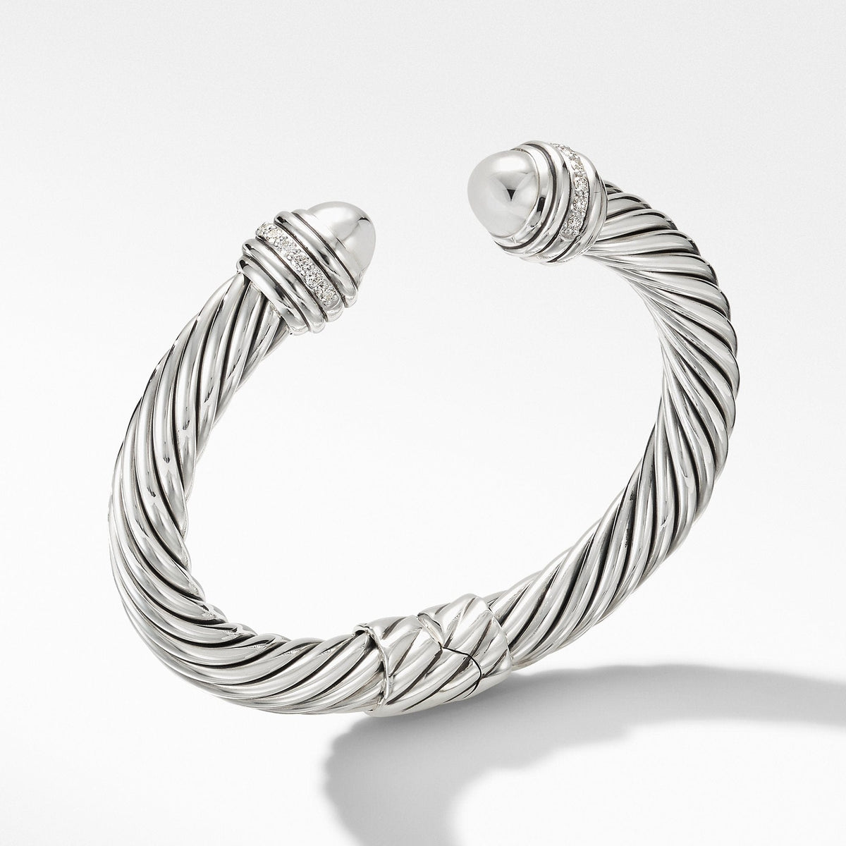 Cable Bracelet with Diamonds