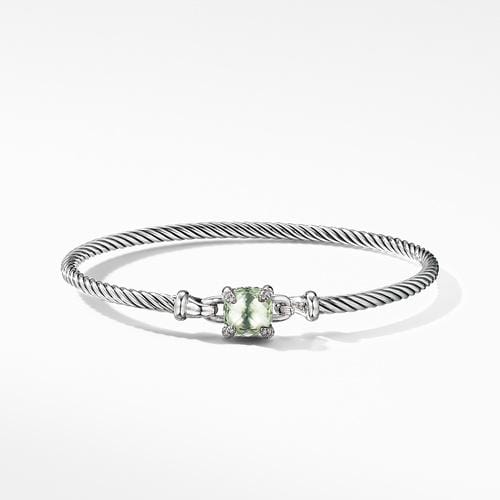 Chatelaine® Bracelet with Prasiolite and Diamonds