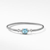 Chatelaine® Bracelet with Blue Topaz and Diamonds