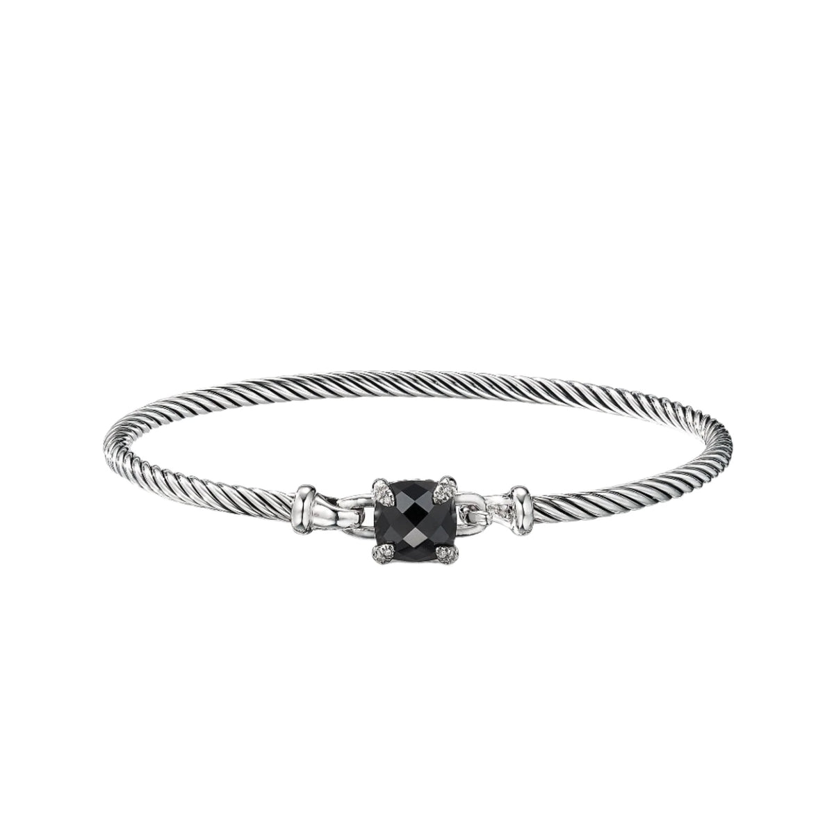 Chatelaine® Bracelet with Black Onyx and Diamonds