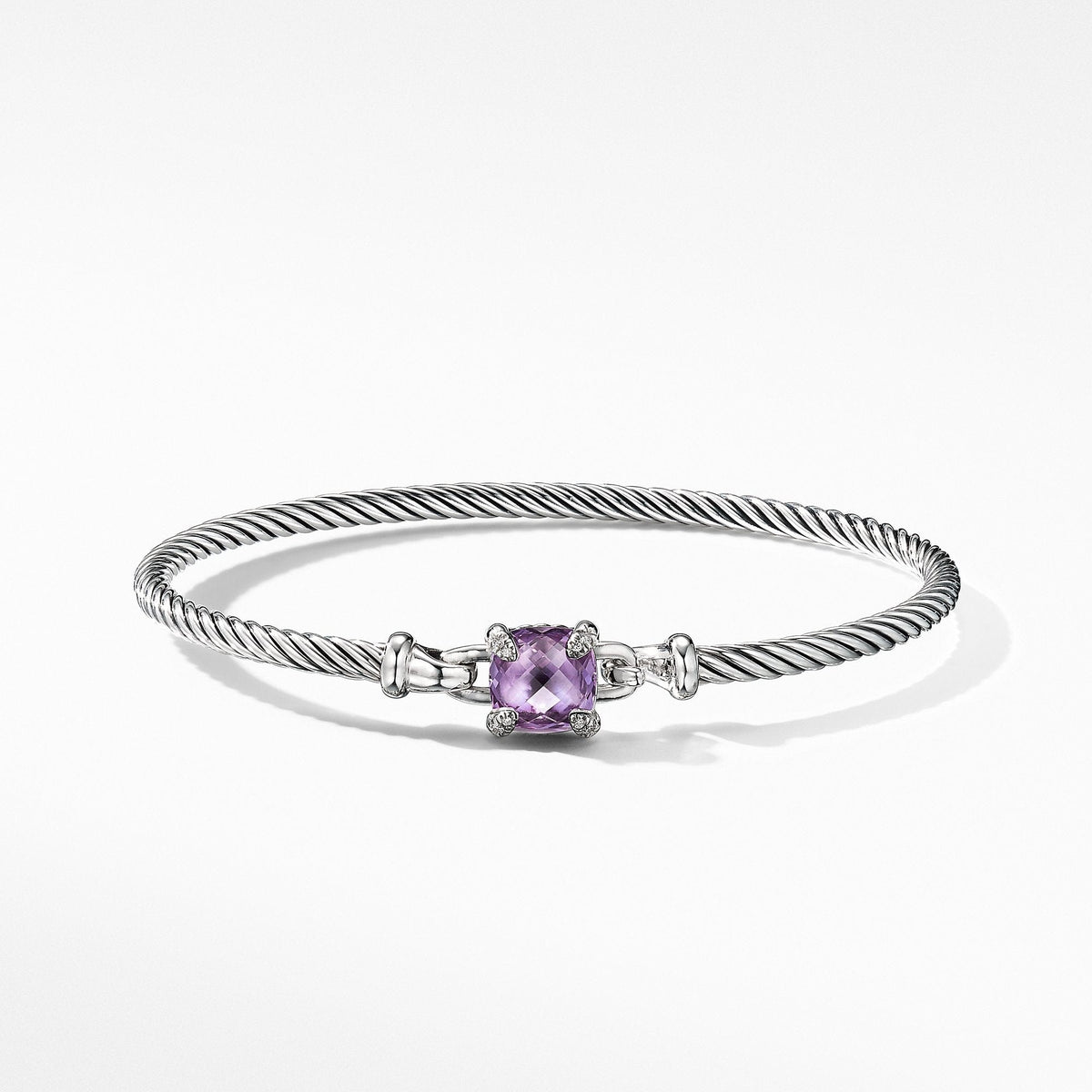 Chatelaine® Bracelet with Amethyst and Diamonds