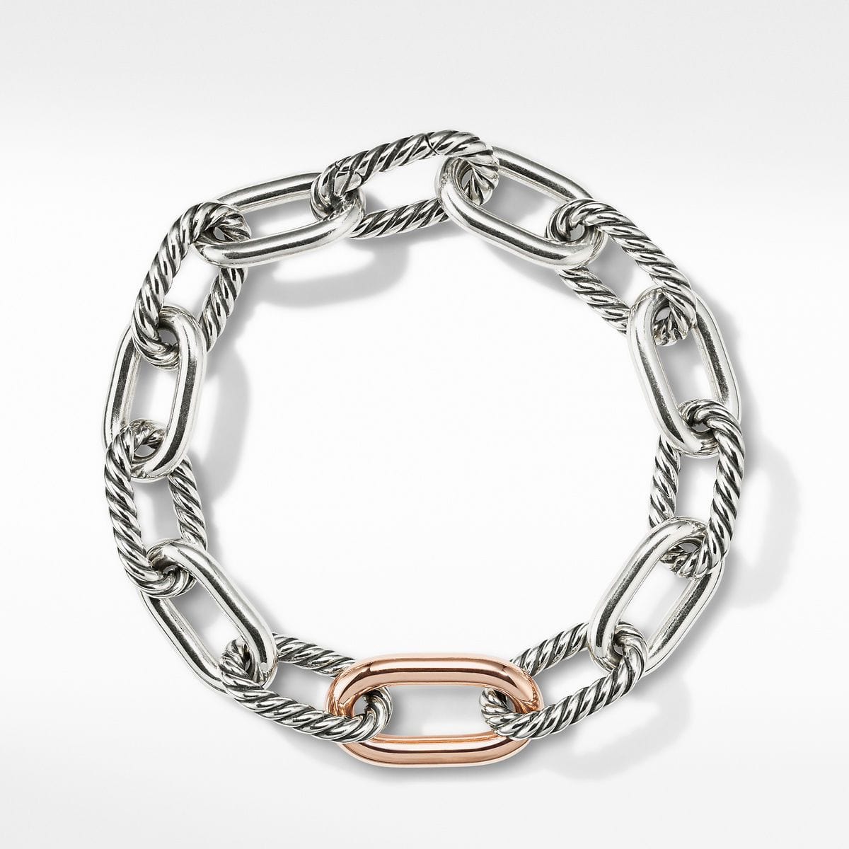 DY Madison® Chain Medium Bracelet with 18K Rose Gold