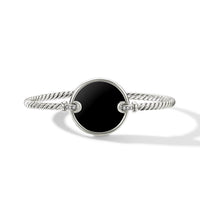 DY Elements Bracelet with Black Onyx and Pavé Diamonds