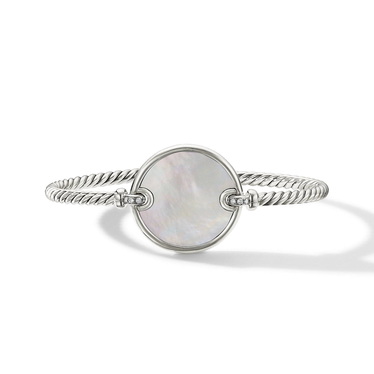 DY Elements Bracelet with Mother of Pearl and Pavé Diamonds