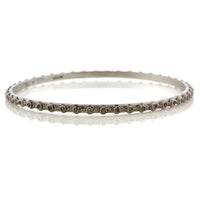 Armenta Sterling Silver Champagne Diamond Bangle
