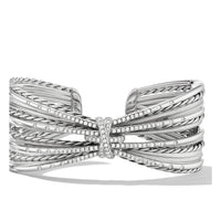 Angelika Maltese Cuff with Pavé Diamonds Sterling Silver, Long's Jewelers