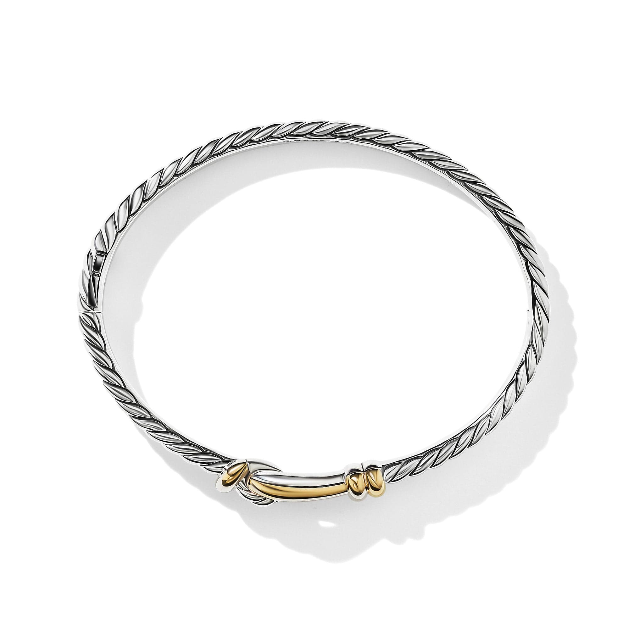 Thoroughbred Loop Bracelet with 18K Yellow Gold, Long's Jewelers