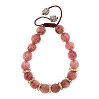 Sterling Silver and 14K Yellow Gold Quartz Bracelet