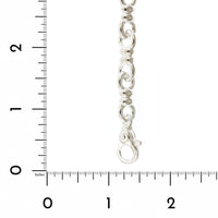 Sterling Silver Interlocking Link Bracelet
