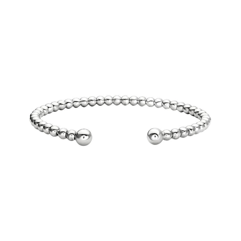 Sterling Silver Beaded Cuff Bracelet, Sterling silver, Long's Jewelers