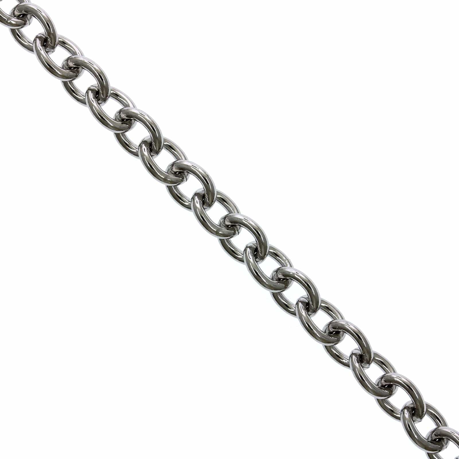 Sterling Silver Oval Cable Bracelet