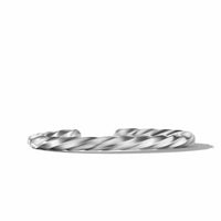 Cable Edge Cuff Bracelet in Recycled Sterling Silver, Long's Jewelers