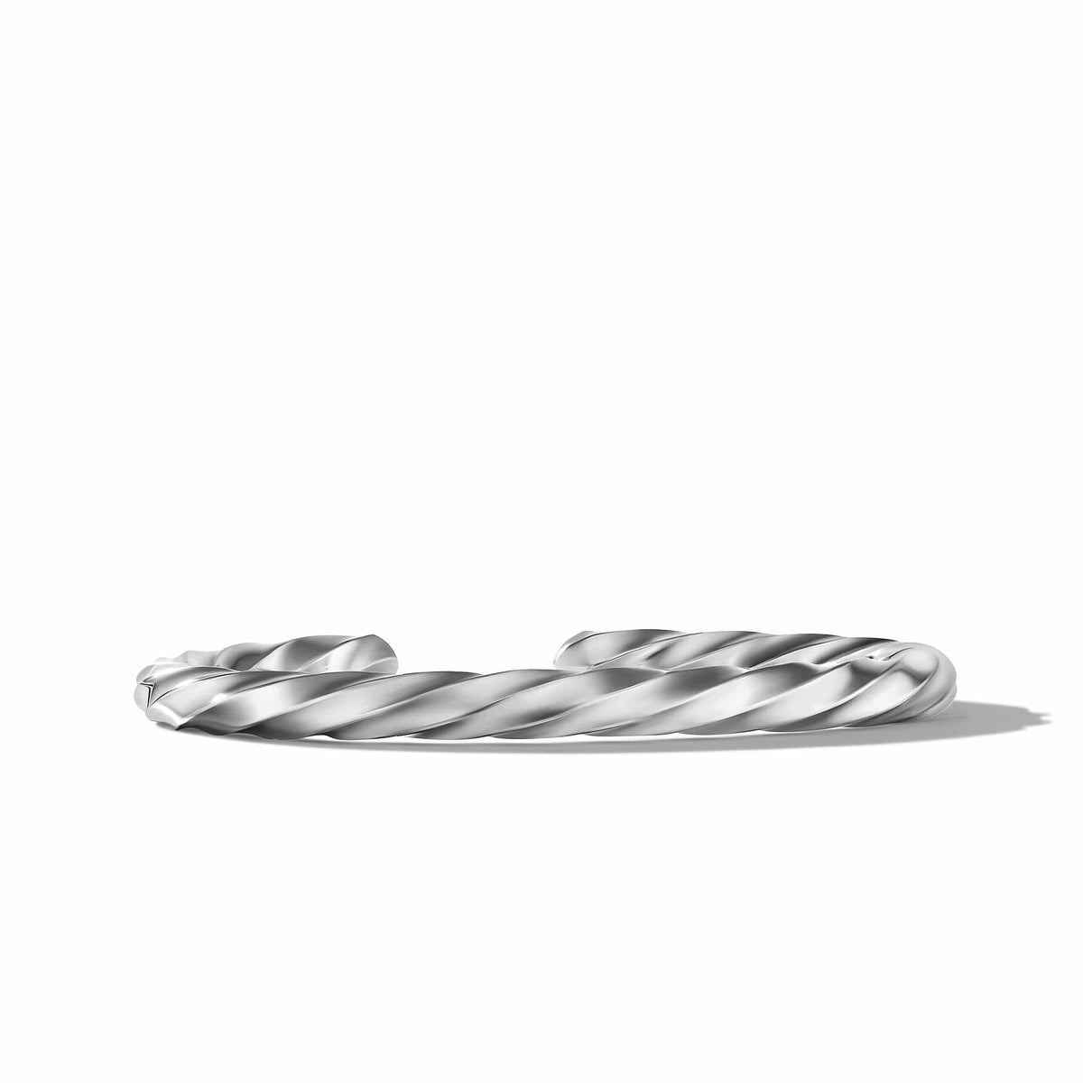 Cable Edge Cuff Bracelet in Recycled Sterling Silver, Long's Jewelers