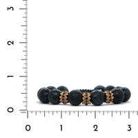 Armenta Sterling Silver and 14K Yellow Gold Bead Bracelet