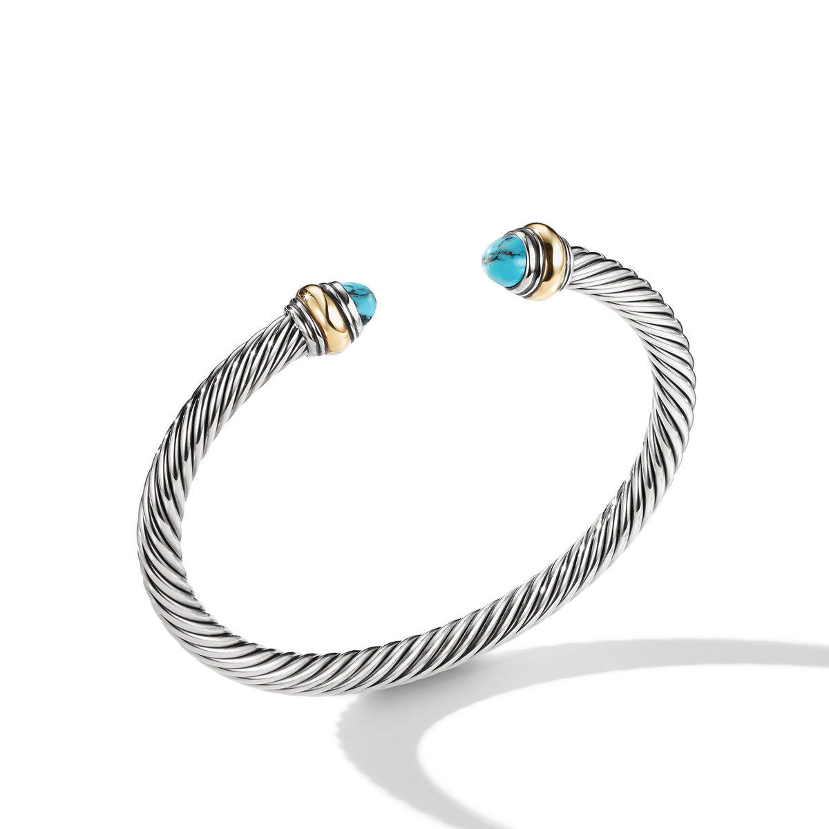Bracelet with Turquoise and 14K Gold, Sterling Silver, Long's Jewelers